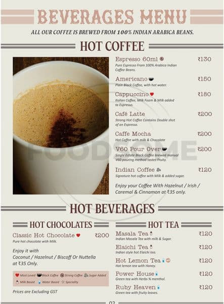 MENU - Photo 1