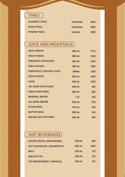 MENU - Photo 1